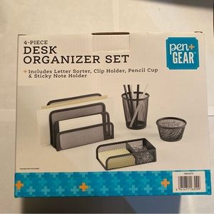 Pen Gear 4-Piece Desk Organizer Set